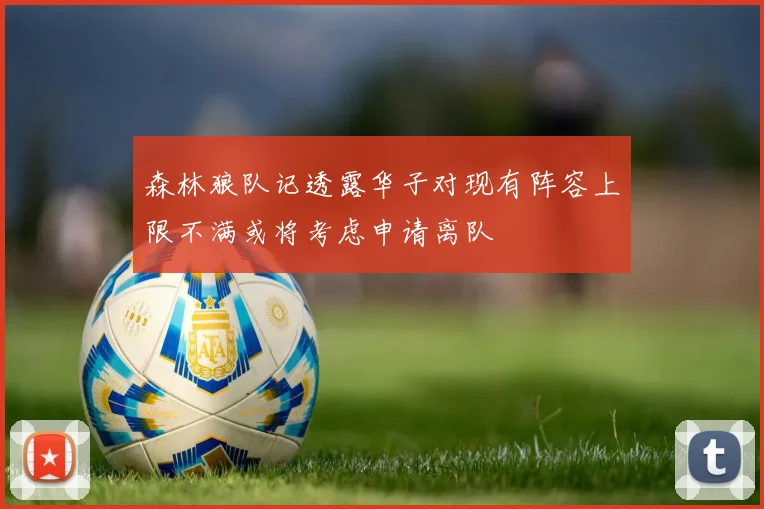 森林狼队记透露华子对现有阵容上限不满或将考虑申请离队
